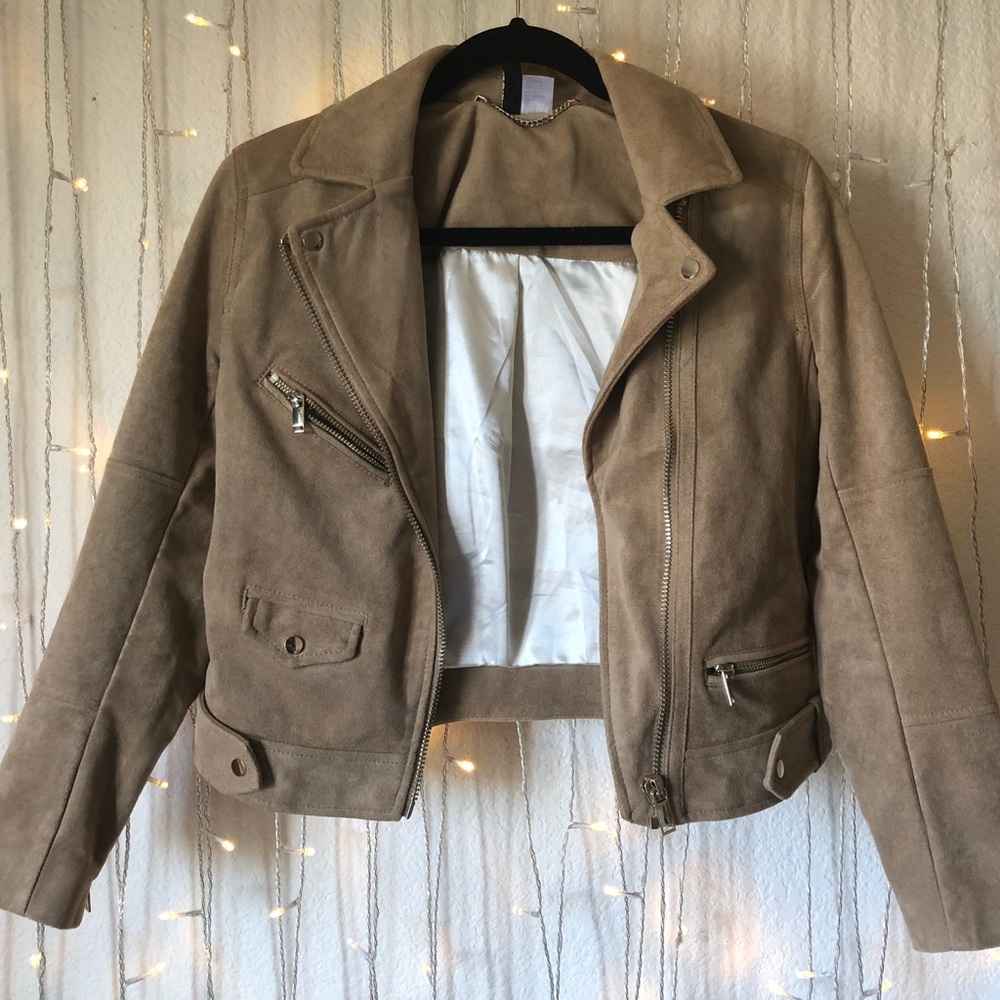 H&M Tan Suede Jacket